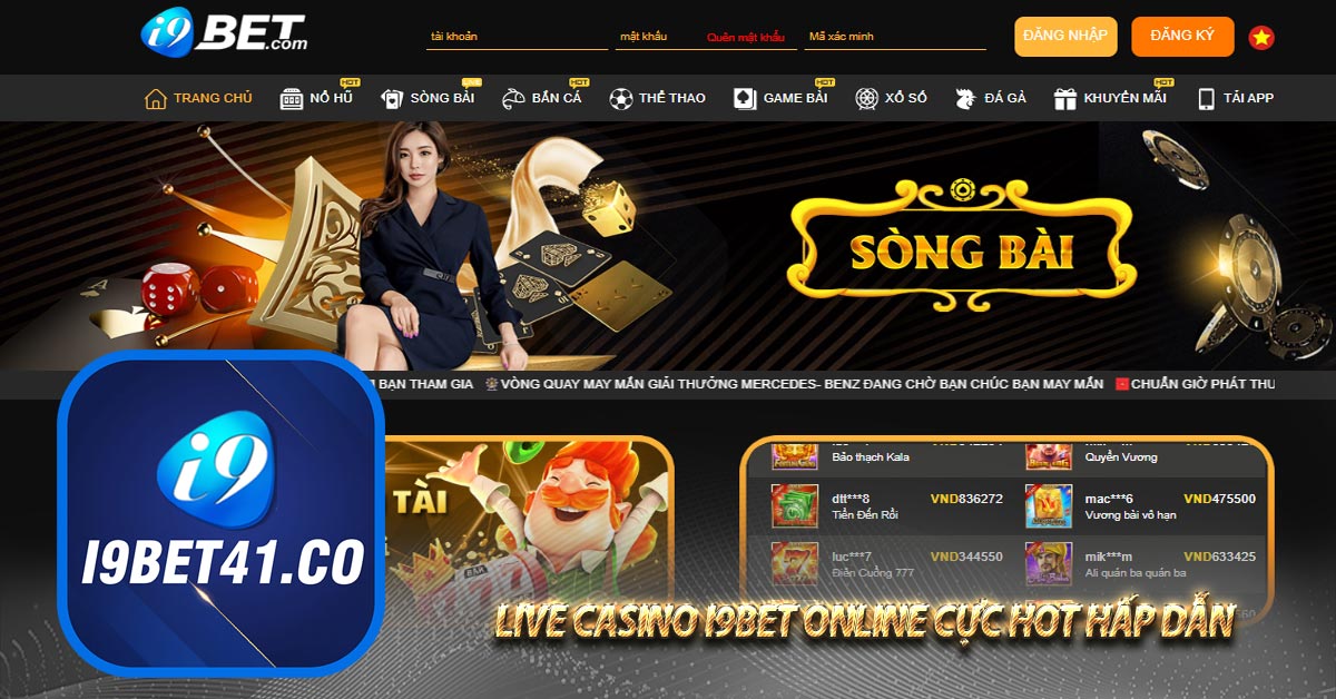 Live Casino i9bet online cực hot hấp dẫn
